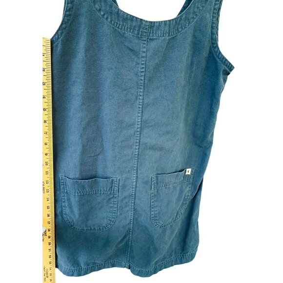 Cotopaxi Mercado Camp Shift  Dress Small 100% Organic Cotton Canvas Blue - Picture 6 of 9